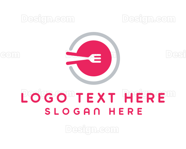 Restaurant Plate Dish Logo