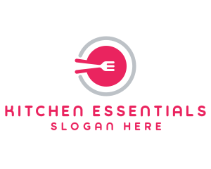 Restaurant Plate Dish logo design