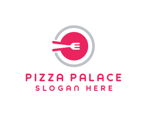 Restaurant Plate Dish logo design