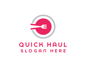 Restaurant Plate Dish logo design