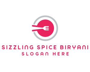 Restaurant Plate Dish logo design