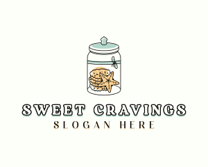 Sweet Cookies Jar logo design