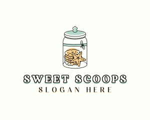 Sweet Cookies Jar logo design