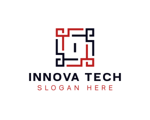 Frame Square Tech logo design