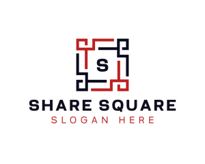 Frame Square Tech logo design