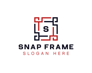 Frame Square Tech logo design