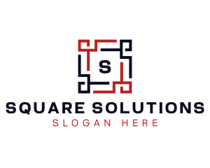 Frame Square Tech logo design