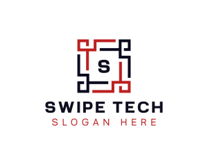 Frame Square Tech logo design