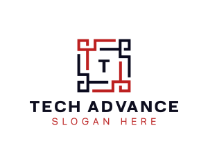 Frame Square Tech logo design