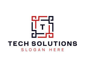 Frame Square Tech logo design