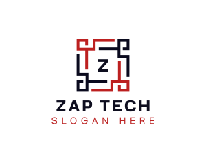 Frame Square Tech logo design