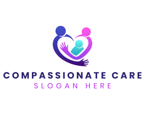 Parenting Heart Care logo design