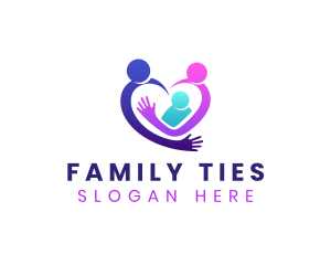 Parenting Heart Care logo design