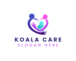 Parenting Heart Care logo design