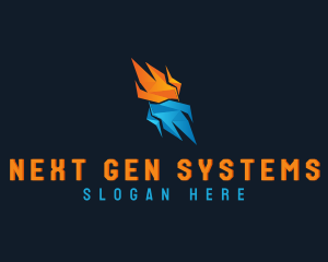 Fire Ice Element logo