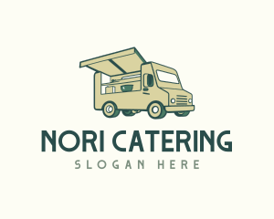 Green Food Truck logo design