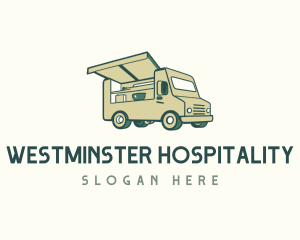 Green Food Truck logo design