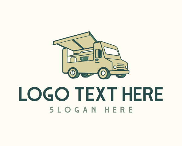 Green Food Truck logo