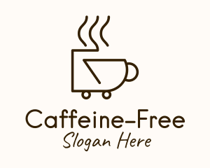 Hot Cup Trolley logo design