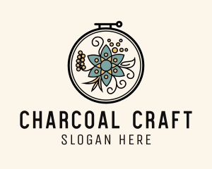 Ornament Flower Crafts logo design