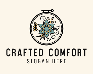 Ornament Flower Crafts logo design