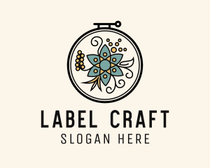 Ornament Flower Crafts logo design