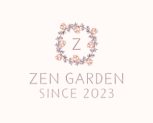 Decorative Floral Gardening logo design