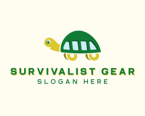 Turtle Vehicle Gears logo design