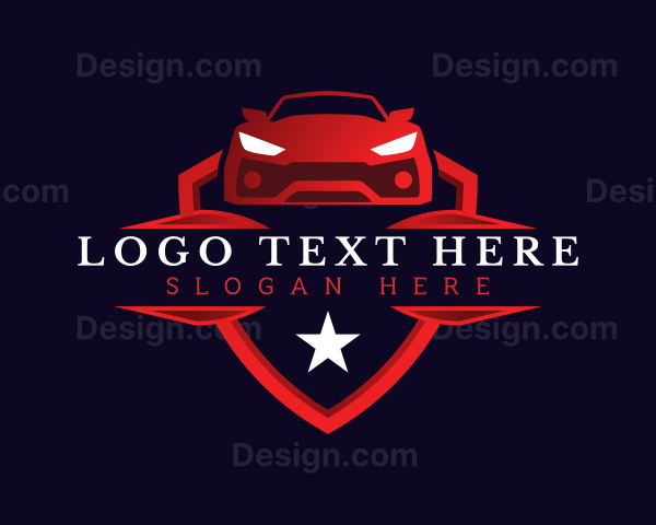 Sports Car Vehicle Logo