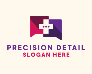 Medical Health Messaging logo design