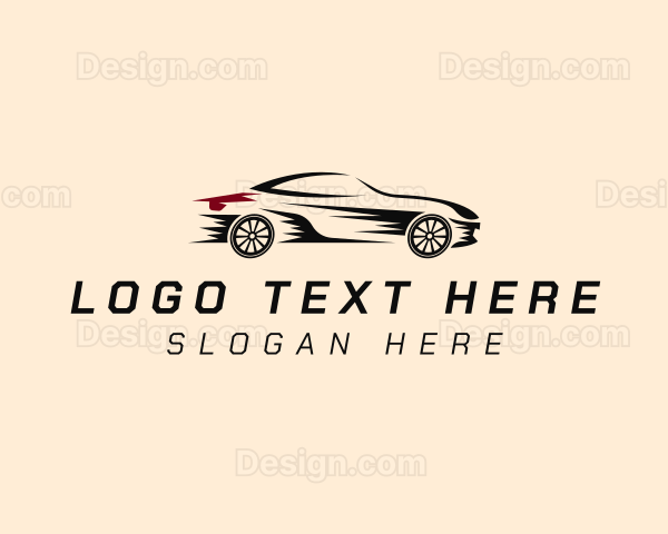 Auto Car Racing Logo