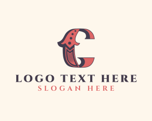 Antique Boutique Brand Letter C logo