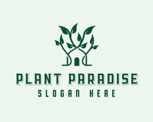 Tree Plant Gardening  logo design