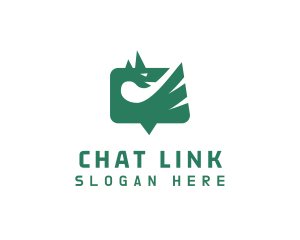 Dragon Chat App logo design