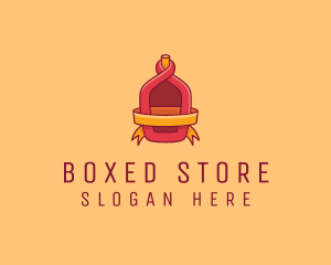 Red Alcohol Bottle Flask logo design