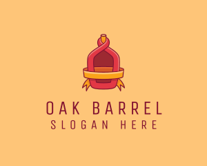 Red Alcohol Bottle Flask logo