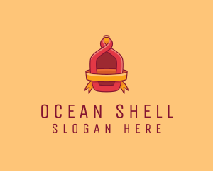 Red Alcohol Bottle Flask logo design