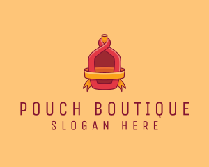 Red Alcohol Bottle Flask logo design