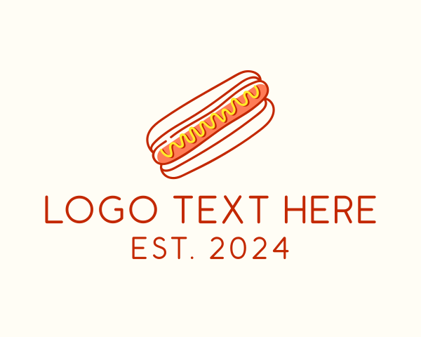 Hot Dog logo example 3