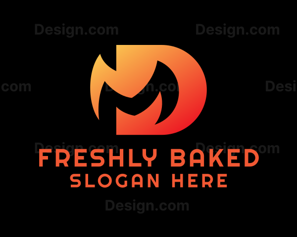 Fiery Gradient Business Logo