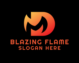 Fiery Gradient Business logo