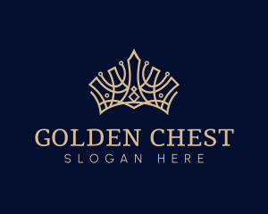 Golden Royal Crown logo design