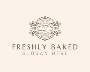 Baguette Bread Baker logo design