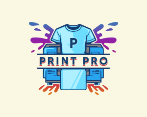 T-Shirt Clothing Printer logo design