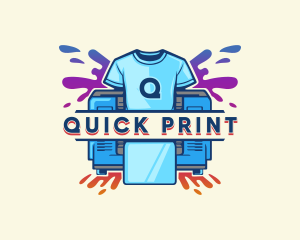 T-Shirt Clothing Printer logo design