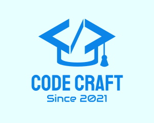 Graduation Cap Code logo