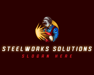 Fabrication Welding Builder logo design