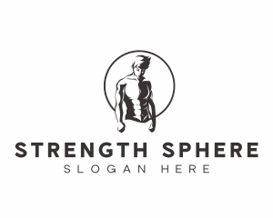 Muscle Bodybuilder Gym logo
