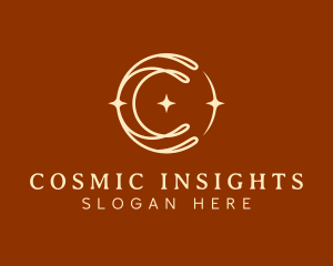 Cosmic Letter C logo design