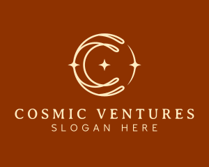 Cosmic Letter C logo design